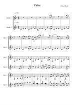 Valse (duo guitars)