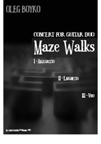 Concert for guitar duo 'Maze Walks'