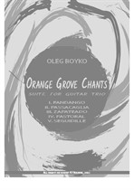 Suite for guitar trio 'Orange Grove Chants'
