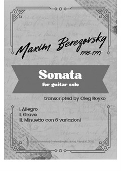Sonata for solo guitar