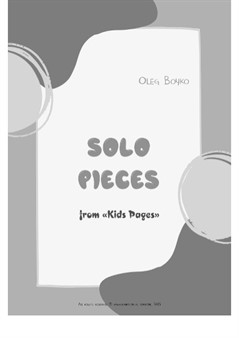 Solo Pieces from 'Kids Pages'